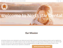 Tablet Screenshot of northstardentalne.com